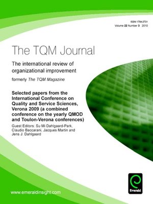 cover image of The TQM Journal, Volume 22, Issue 3